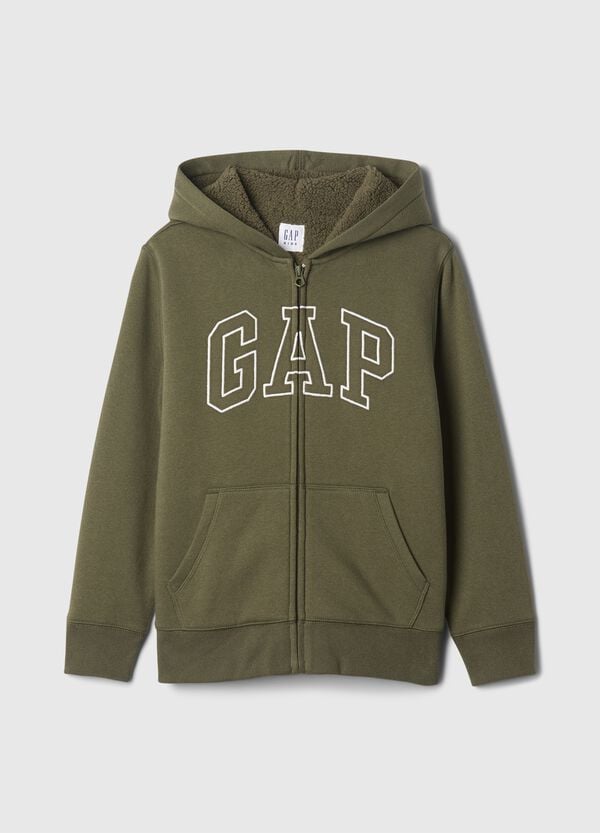 Ovs Full-zip con cappuccio interno in sherpa