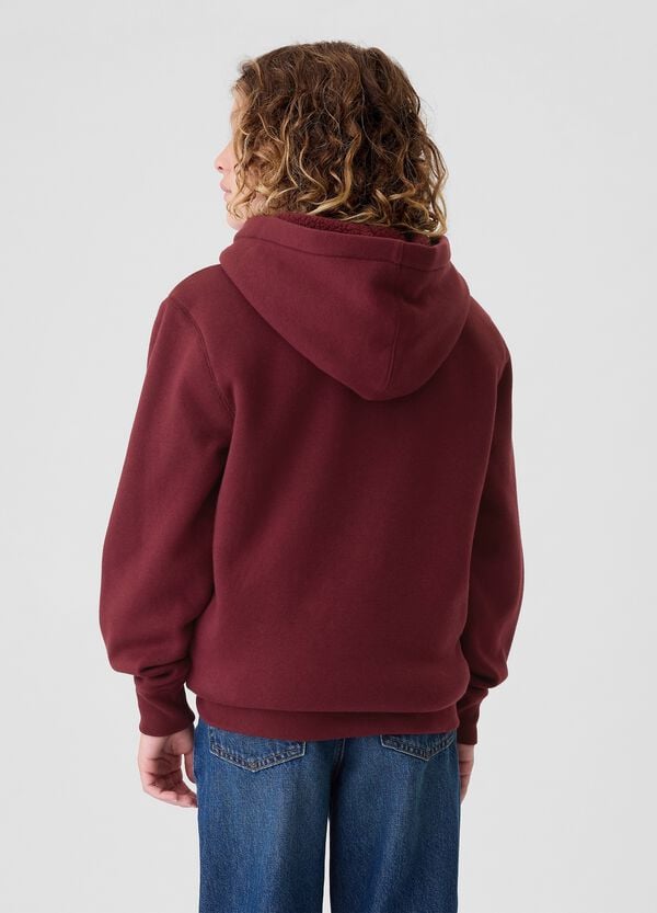 Ovs Full-zip Con Cappuccio Interno In Sherpa
