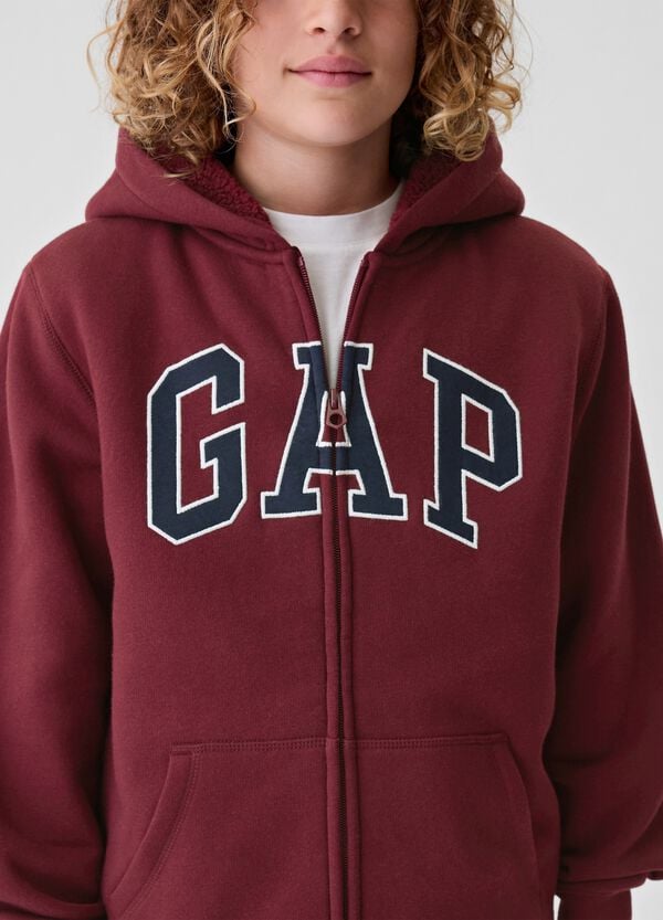 Ovs Full-zip Con Cappuccio Interno In Sherpa