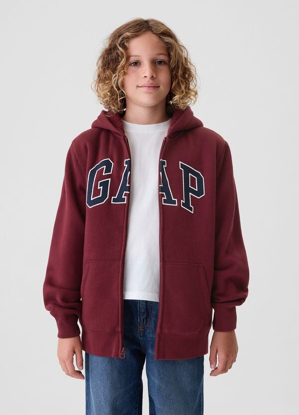 Ovs Full-zip con cappuccio interno in sherpa