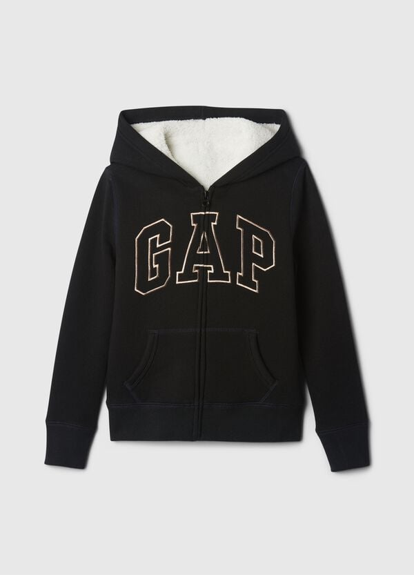 Ovs Full-zip con cappuccio interno in sherpa