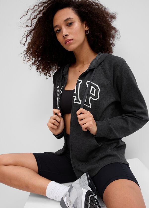 Ovs Full-zip con cappuccio ricamo logo