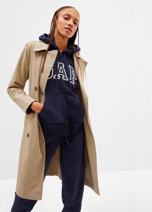 Ovs Full-zip Con Cappuccio Ricamo Logo