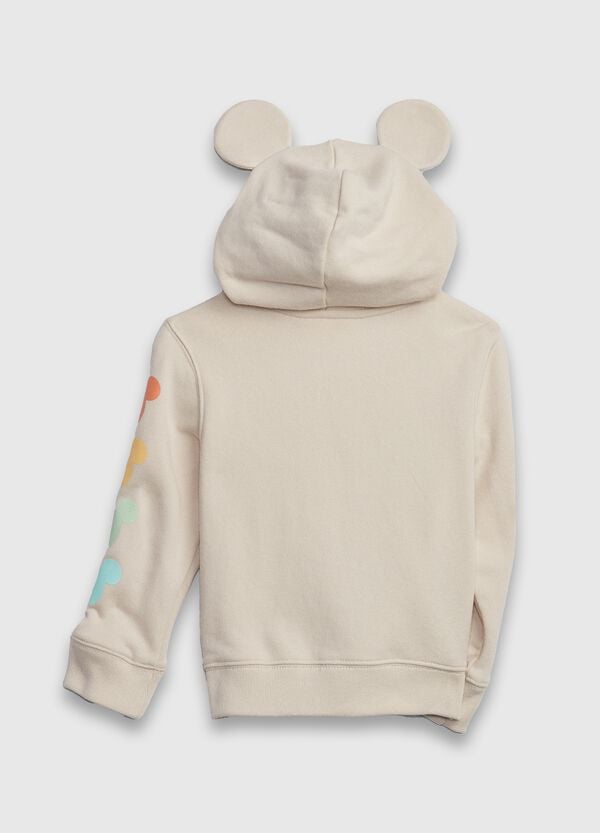 Ovs Full-zip Con Cappuccio Stampa Disney E Logo