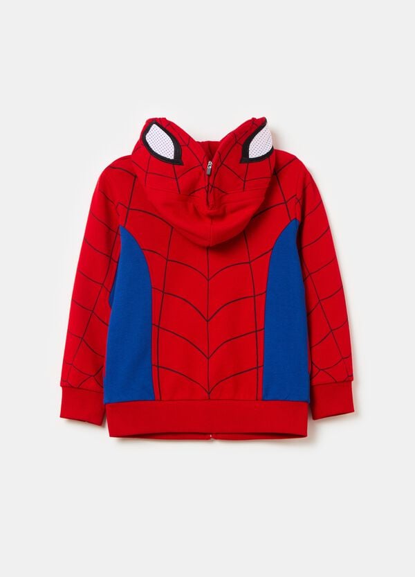 Ovs Full-zip Con Cappuccio Stampa Spider-Man