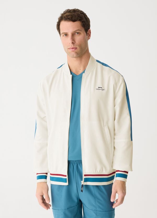 Ovs Full-zip Con Profili A Contrasto SLAZENGER