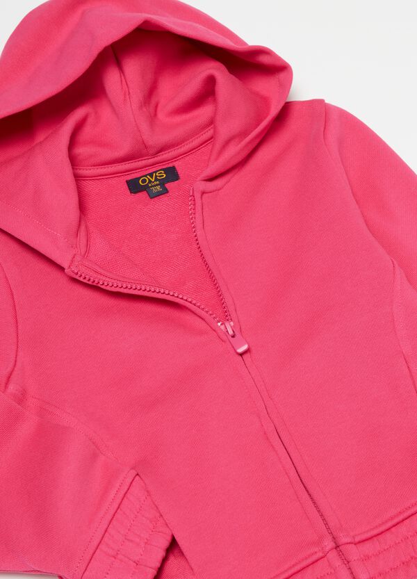 Ovs Full-zip Essential In Cotone Bio Con Cappuccio