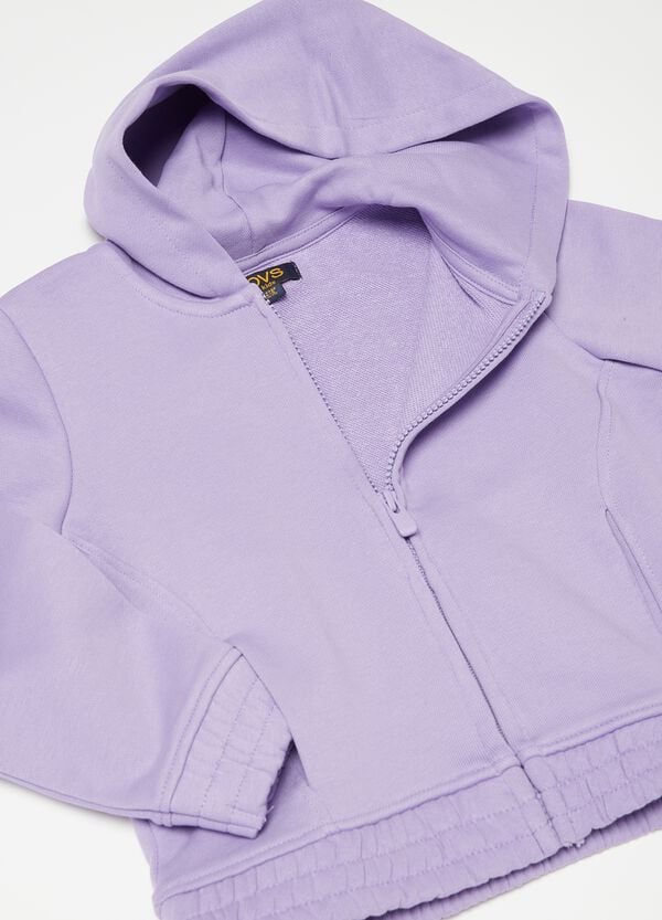 Ovs Full-zip Essential In Cotone Bio Con Cappuccio