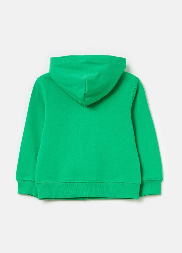 Ovs Full-zip Essential In Cotone Bio Con Cappuccio