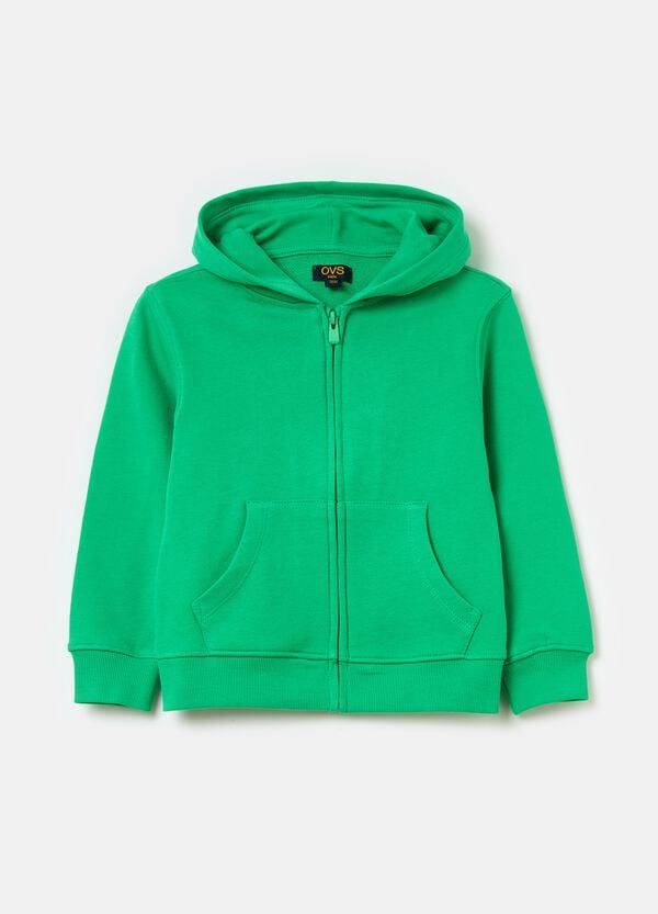 Ovs Full-zip Essential in cotone bio con cappuccio