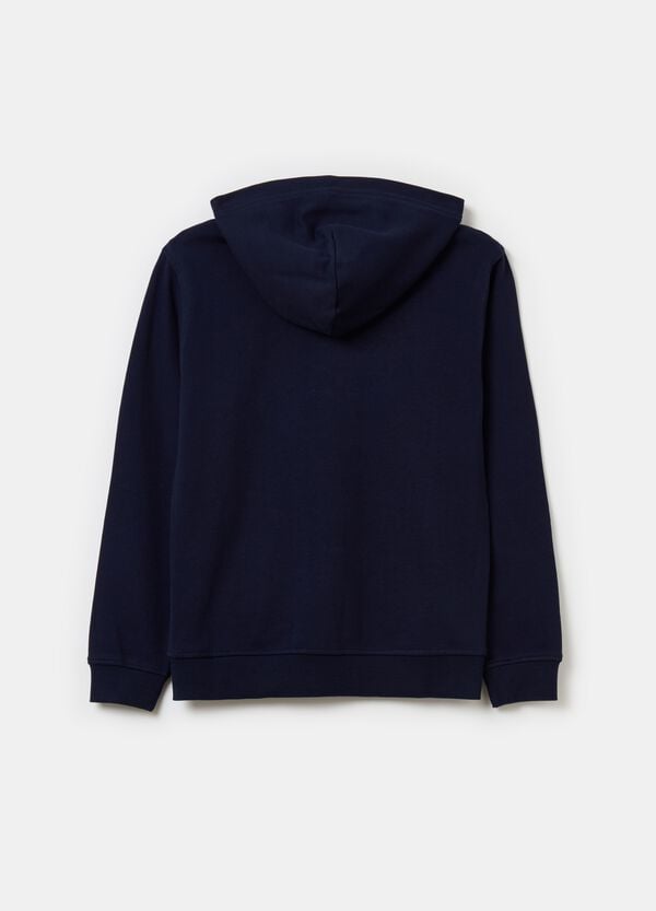 Ovs Full-zip Essential In Cotone Bio Con Cappuccio
