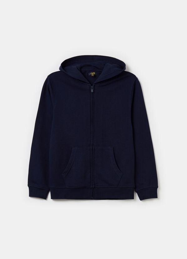 Ovs Full-zip Essential in cotone bio con cappuccio
