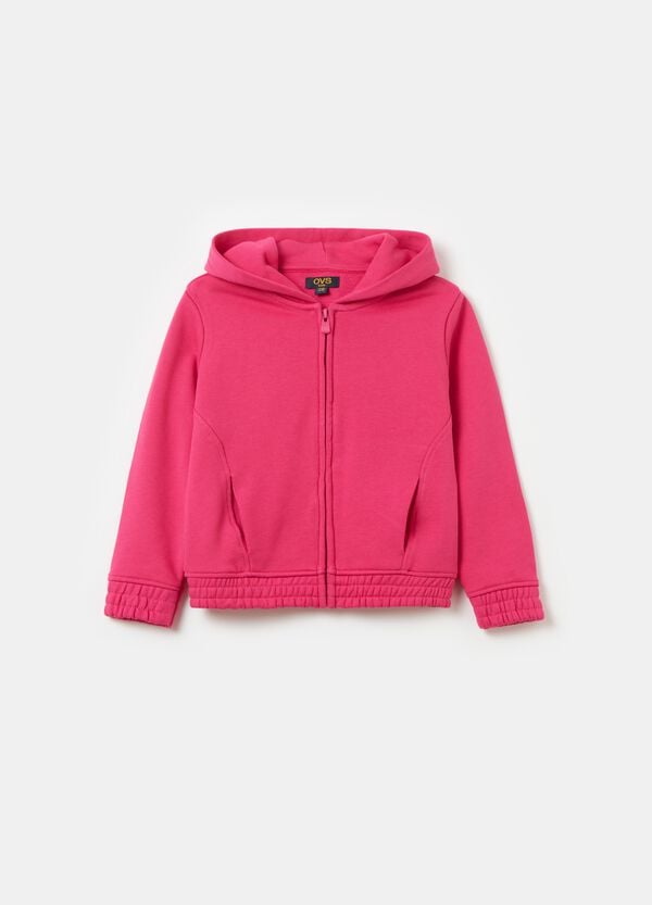 Ovs Full-zip Essential in cotone bio con cappuccio