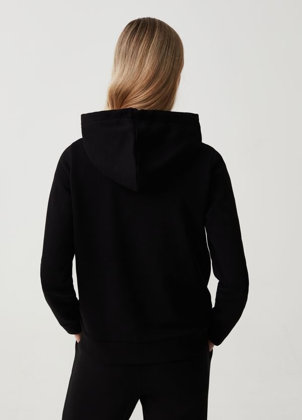 Ovs Full-zip Essential In Felpa Con Cappuccio