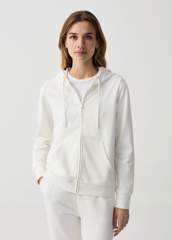 Ovs Full-zip Essential in felpa con cappuccio