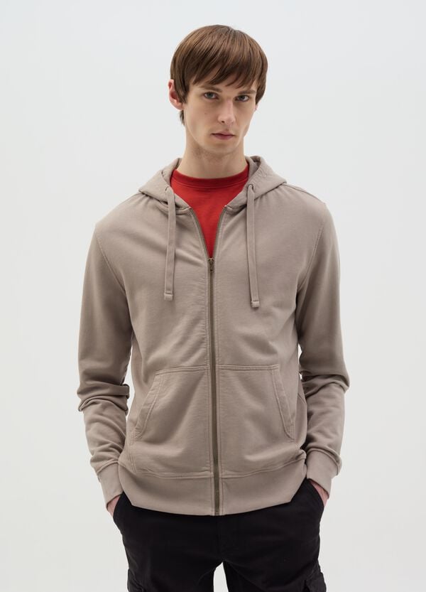 Ovs Full-zip in cotone con cappuccio
