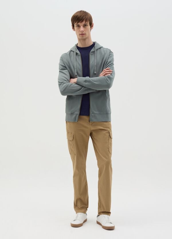 Ovs Full-zip in cotone con cappuccio