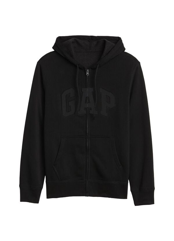 Ovs Full-zip In Felpa Con Cappuccio E Ricamo Logo