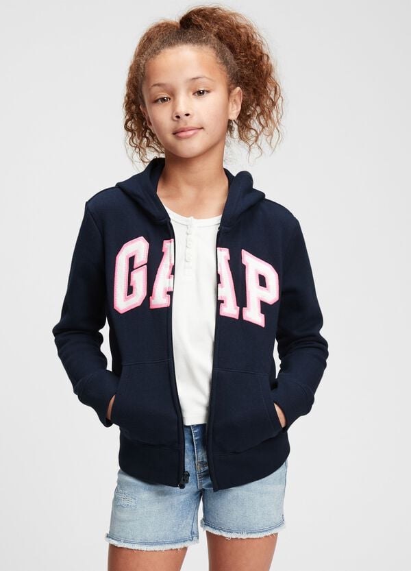 Ovs Full-zip in felpa con patch logo