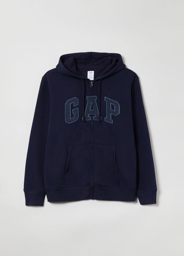 Ovs Full-zip In Felpa Con Ricamo Logo