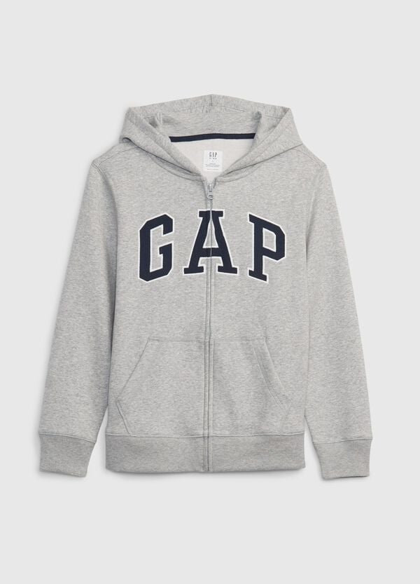 Ovs Full-zip in felpa con ricamo logo