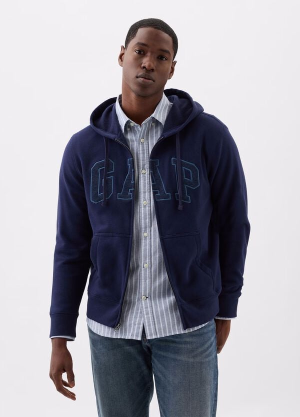 Ovs Full-zip in felpa con ricamo logo