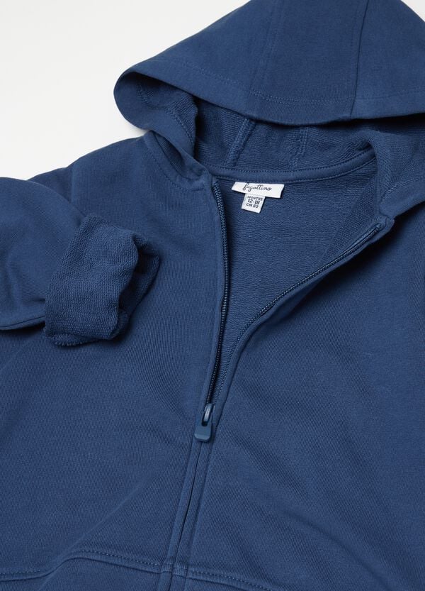 Ovs Full-zip In French Terry Con Cappuccio