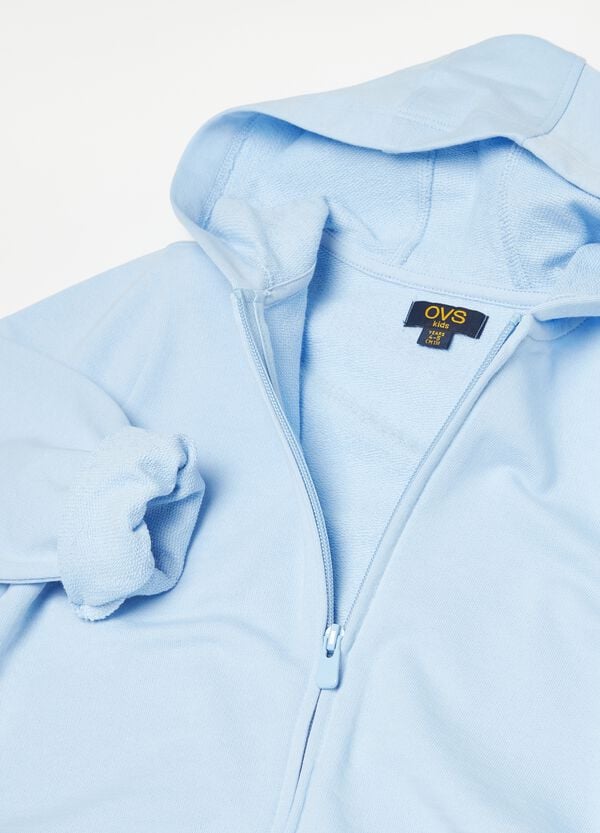 Ovs Full-zip In French Terry Con Cappuccio