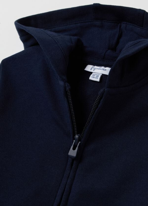 Ovs Full-zip In French Terry Con Cappuccio