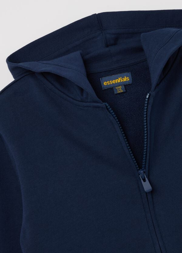 Ovs Full-zip In French Terry Con Cappuccio