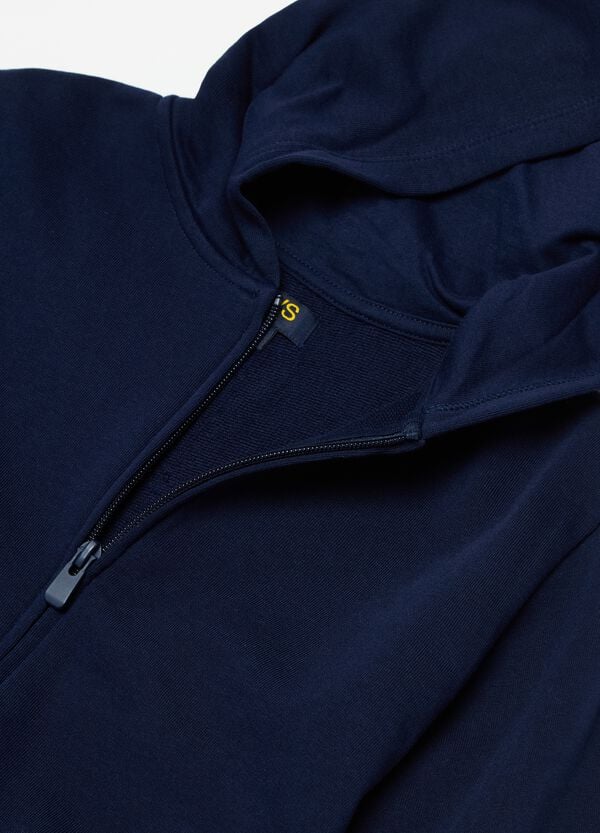 Ovs Full-zip In French Terry Con Cappuccio