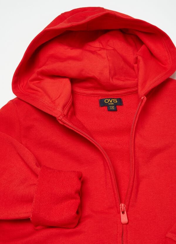 Ovs Full-zip In French Terry Con Cappuccio