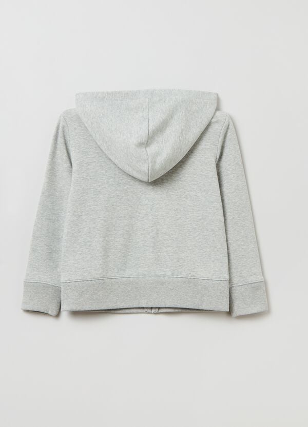 Ovs Full-zip In French Terry Con Patch Logo