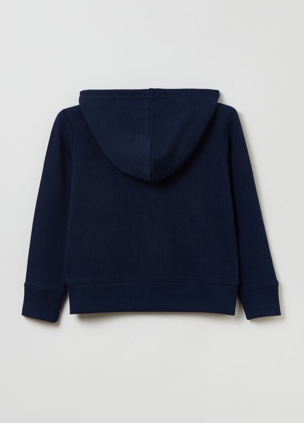 Ovs Full-zip In French Terry Con Patch Logo