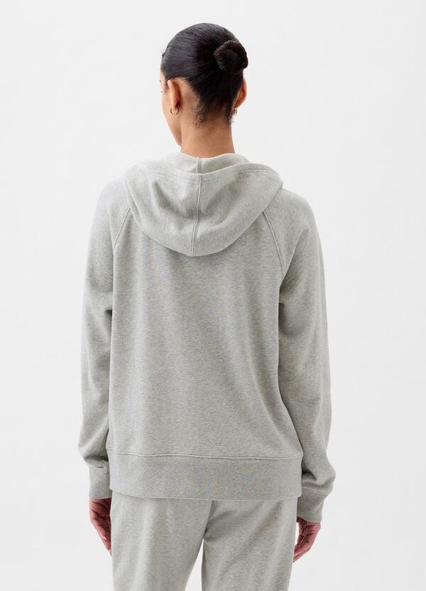 Ovs Full-zip In French Terry Con Ricamo Logo