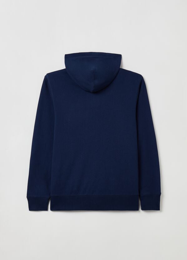 Ovs Full-zip In French Terry Con Ricamo Logo