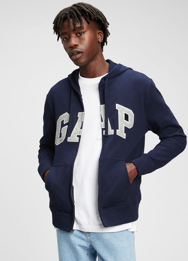 Ovs Full-zip in French Terry con ricamo logo