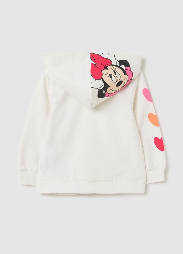 Ovs Full-zip In French Terry Con Stampa Minnie