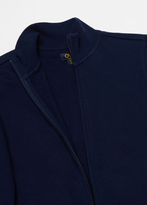 Ovs Full-zip In French Terry Con Tasche