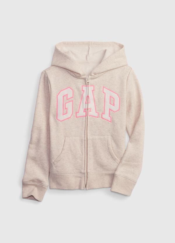 Ovs Full-zip in French Terry ricamo logo