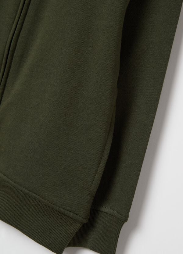 Ovs Full-zip In French Terry Tinta Unita