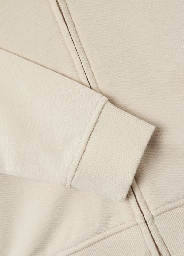 Ovs Full-zip In French Terry Tinta Unita