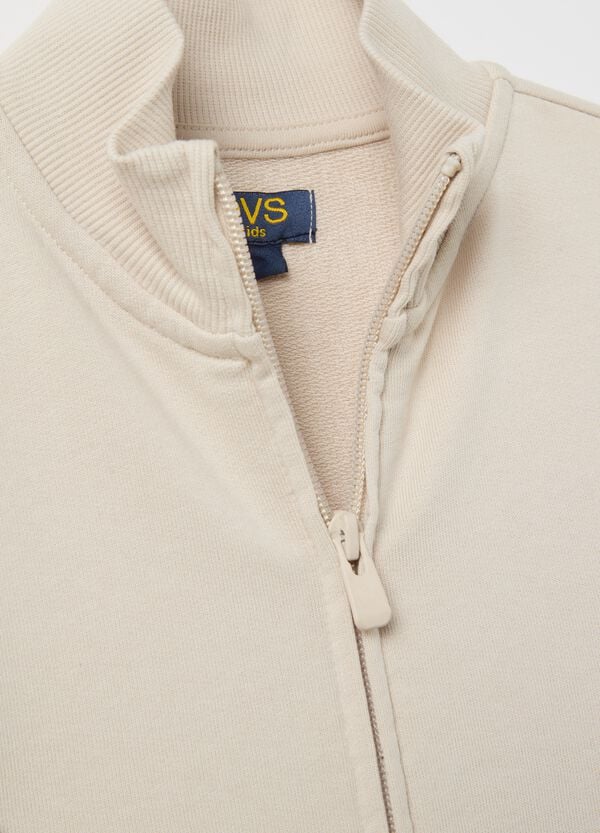 Ovs Full-zip In French Terry Tinta Unita