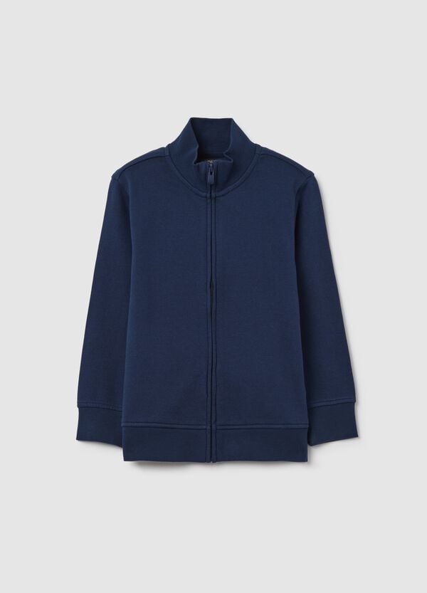 Ovs Full-zip in French Terry tinta unita