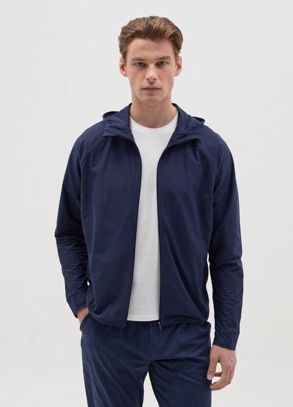 Ovs Full-zip In Tessuto Tecnico Con Cappuccio