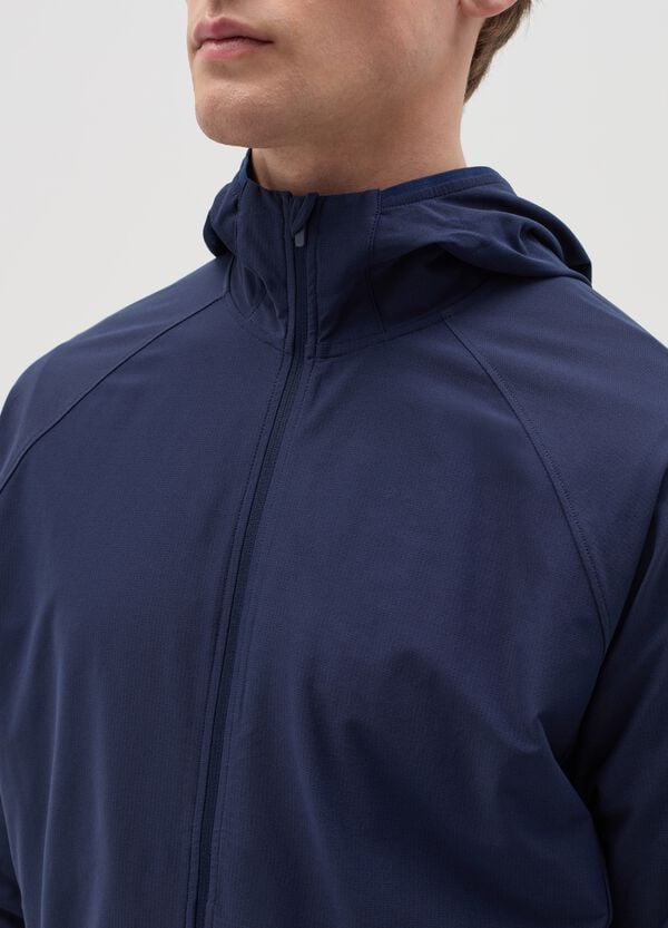 Ovs Full-zip In Tessuto Tecnico Con Cappuccio