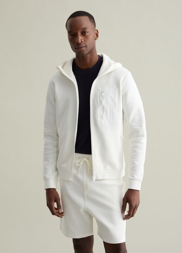 Ovs Full-zip In Tessuto Tecnico Con Cappuccio