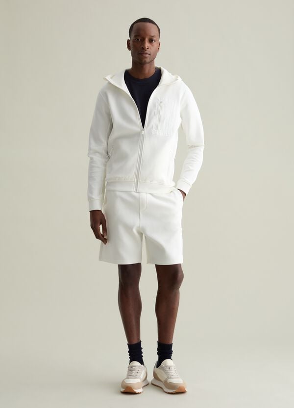 Ovs Full-zip In Tessuto Tecnico Con Cappuccio