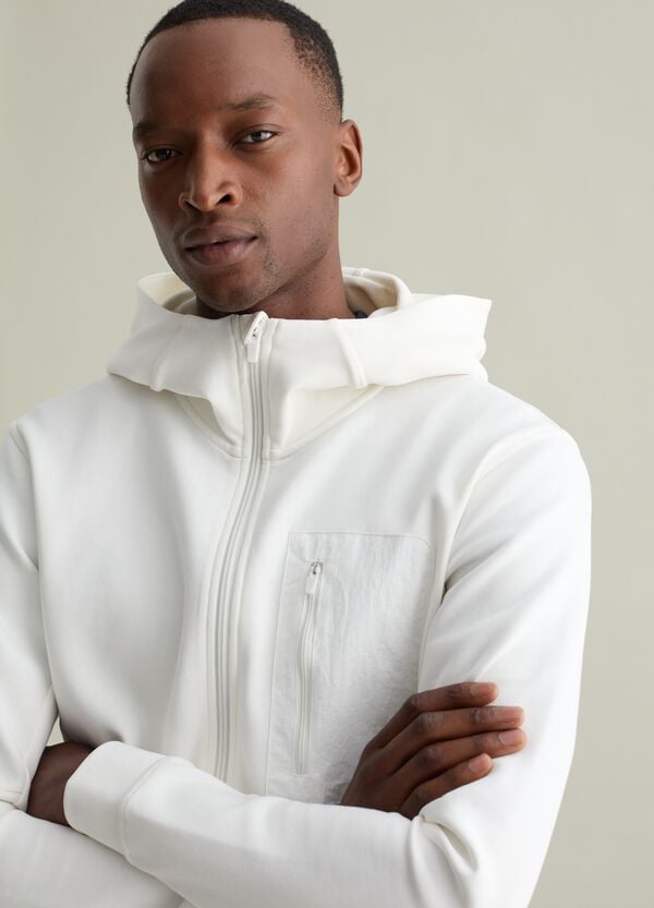 Ovs Full-zip in tessuto tecnico con cappuccio