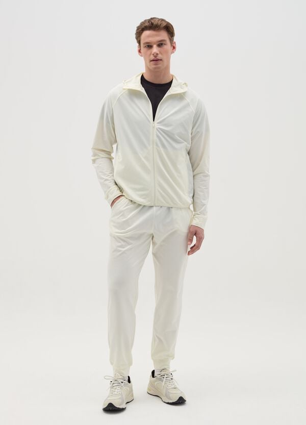 Ovs Full-zip In Tessuto Tecnico Con Cappuccio